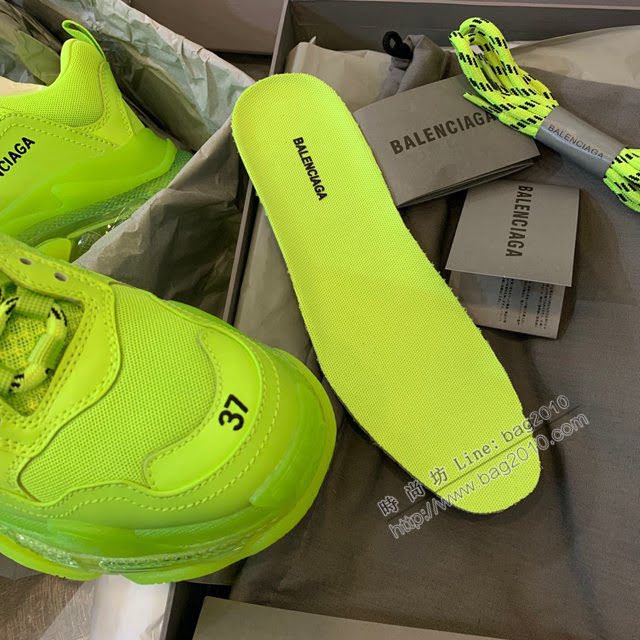 Balenciaga經典款男女鞋 巴黎世家頂級版本Triples氣墊水晶老爹鞋 Balenciaga情侶款老爹鞋  hdbl1157